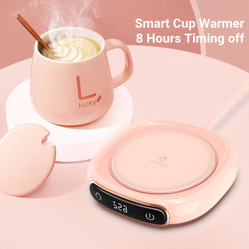 Smart Coffee Mug Warmer: Constant Temp Heating Coaster