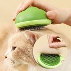 Avocado Shaped Cat/Dog Brush: Self-Cleaning Hair Grooming