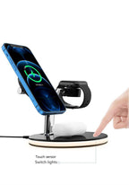 3-In-1 Magnetic Wireless Charger 15W Fast Charging Station For Magsafe Chargers