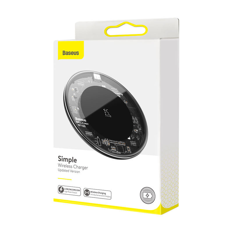 Transparent Wireless Charger Desktop Mobile Phone Fast Charge