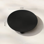 European-style Round Black And Golden Aromatherapy Candle Special Tray