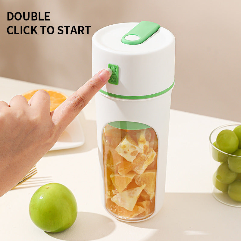 Portable USB Electric Juicer: Wireless Blender & Ice Crush Cup