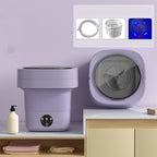 Portable Mini Foldable Washing Machine With Spinning Dry Gadgets