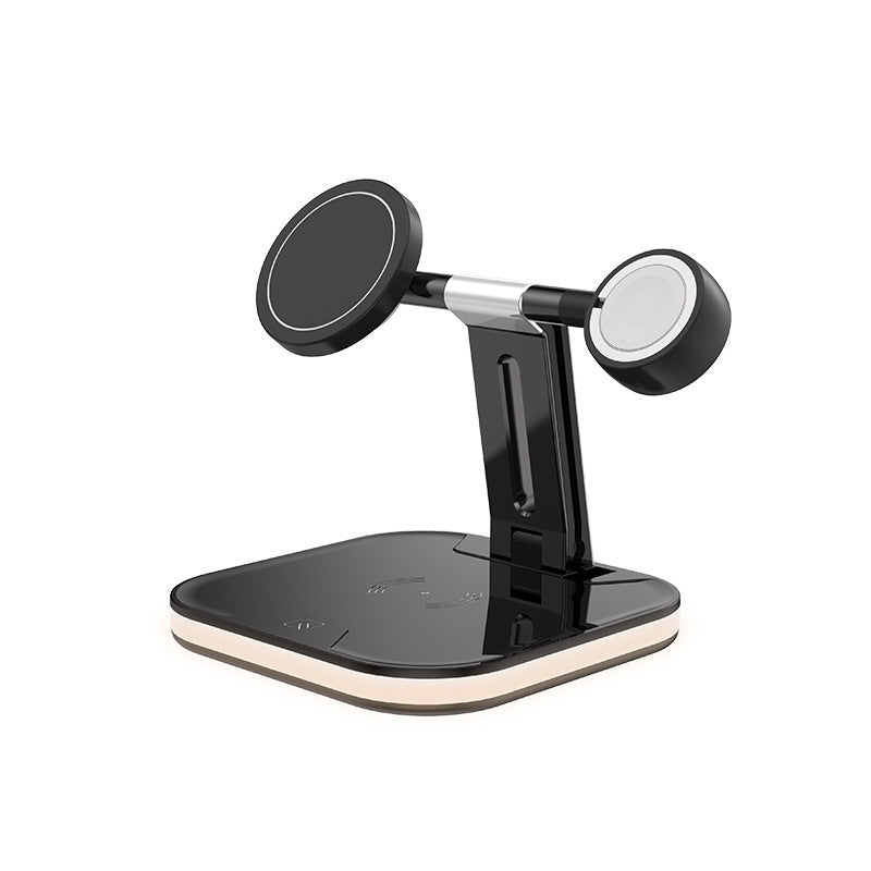 3-In-1 Magnetic Wireless Charger 15W Fast Charging Station For Magsafe Chargers