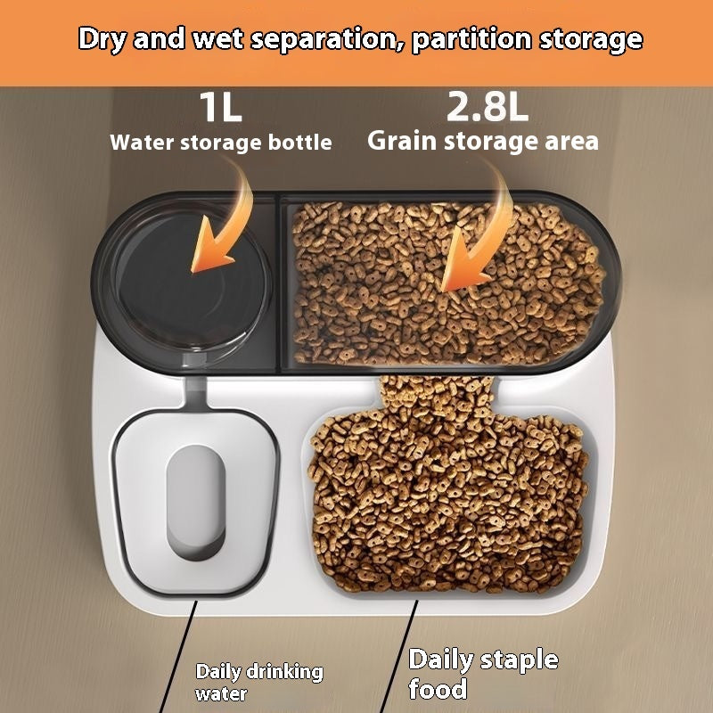 Automatic Pet Feeder Water Dispenser