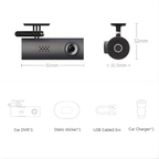 Car Dash WIFI Cam 130 Degree 1080P FHD | Night Version G-Sensor Driving Recorder
