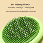 Avocado Shaped Cat/Dog Brush: Self-Cleaning Hair Grooming