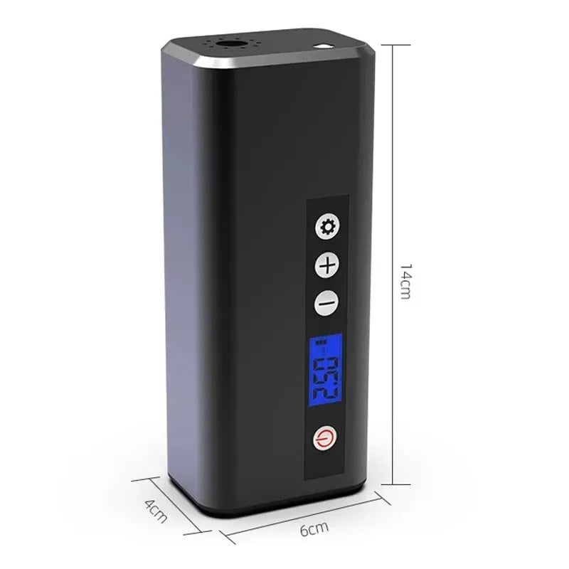 Portable Tire Inflator, Air Injector 4000mAh For Car Motorcycle Bicycle Tires Balls