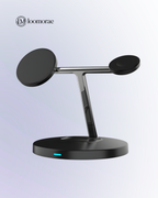 3-In-1 Magnetic Wireless Charger 15W Fast Charging Station For Magsafe Chargers