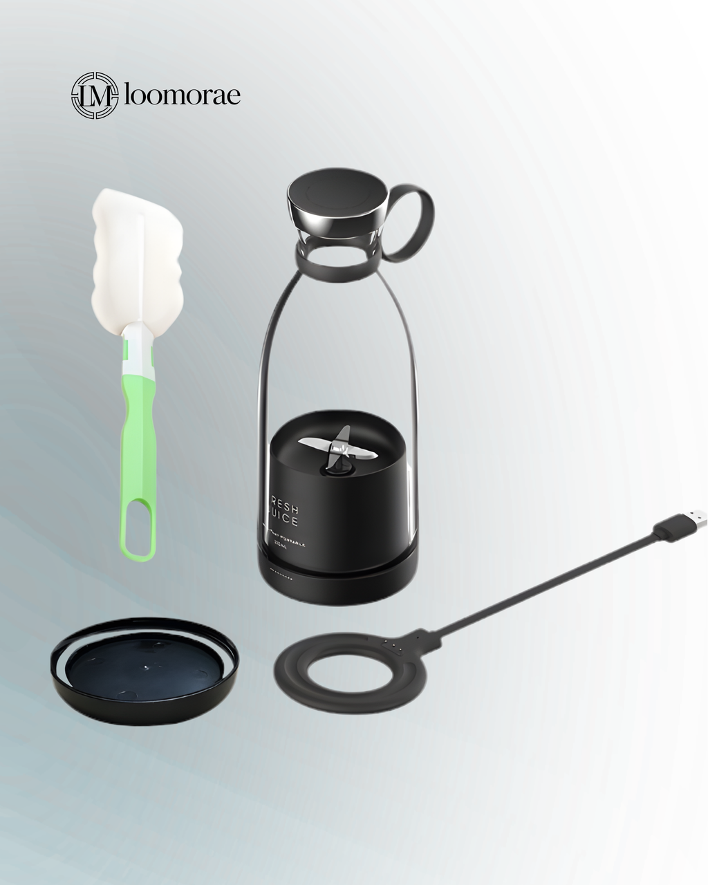 350ML Electric Juicer Blender Mixer USB Rechargeable