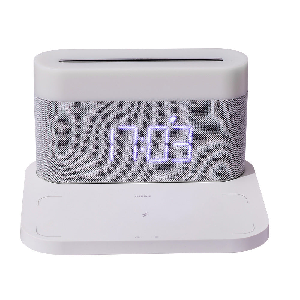 Four-in-one Table Lamp Clock & Wireless Phone Charger