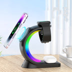 4-In-1 Magnetic Wireless Charger Fast Charging