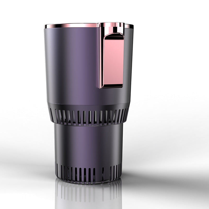 2-In-1 Car Heating/Cooling Cup Holder With Digital Temperature Display