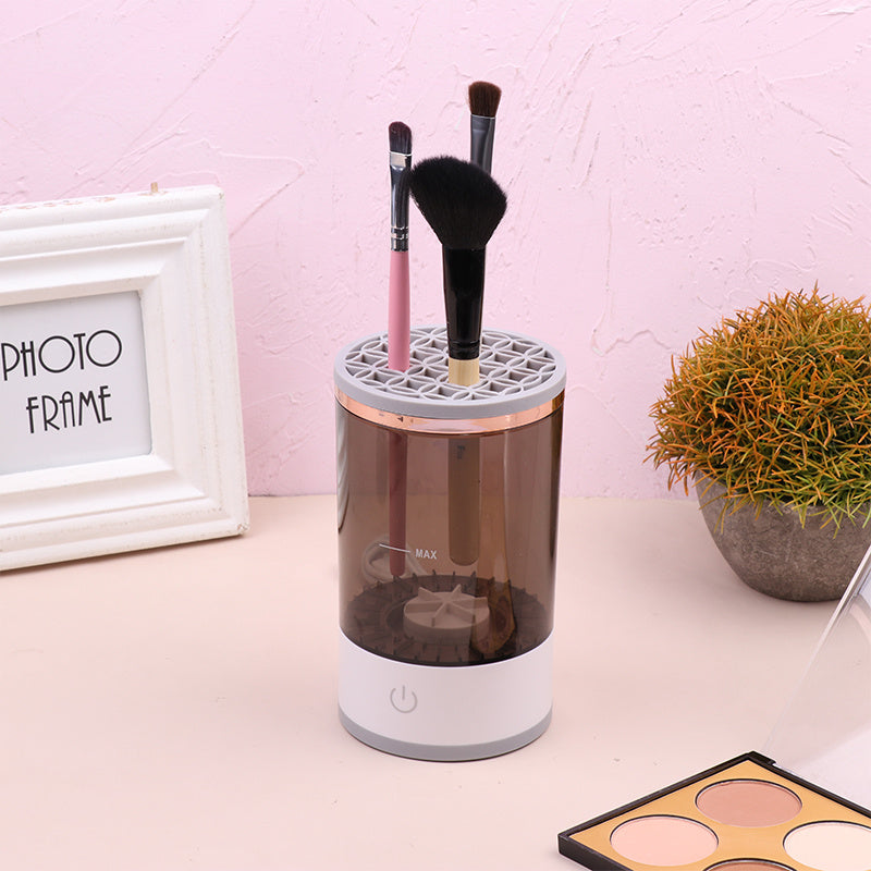 Portable Electric Makeup Brush Cleaner Machine With USB Charging