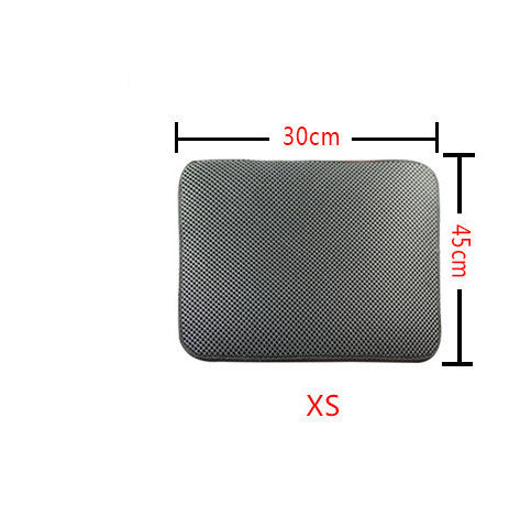 Double Layer Waterproof Litter Trapping Mat for Pets