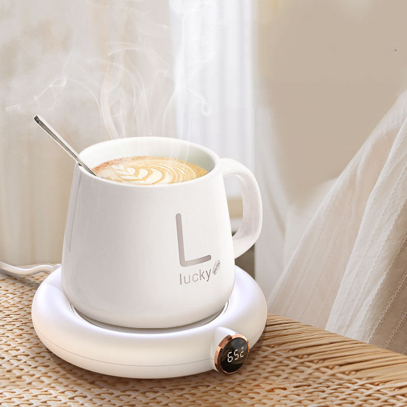 Smart Coffee Mug Warmer: Constant Temp Heating Coaster