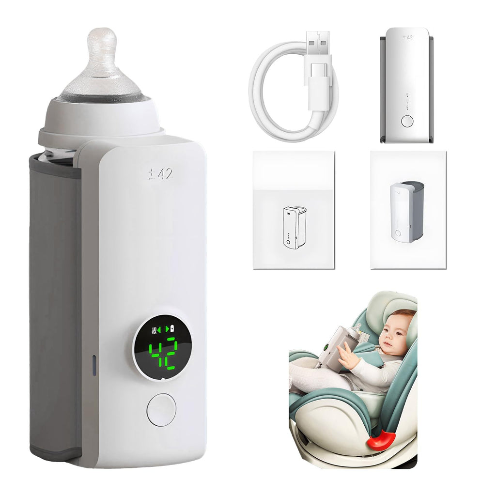 Portable Wireless Rechargeable Baby Bottle Warmer | USB Charging And Heating Bag