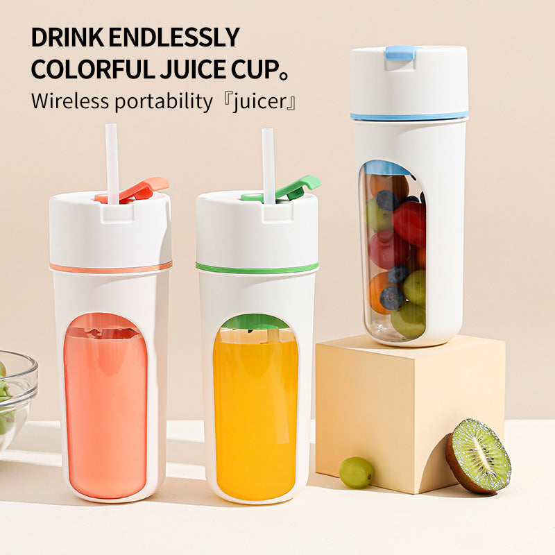 Portable USB Electric Juicer: Wireless Blender & Ice Crush Cup