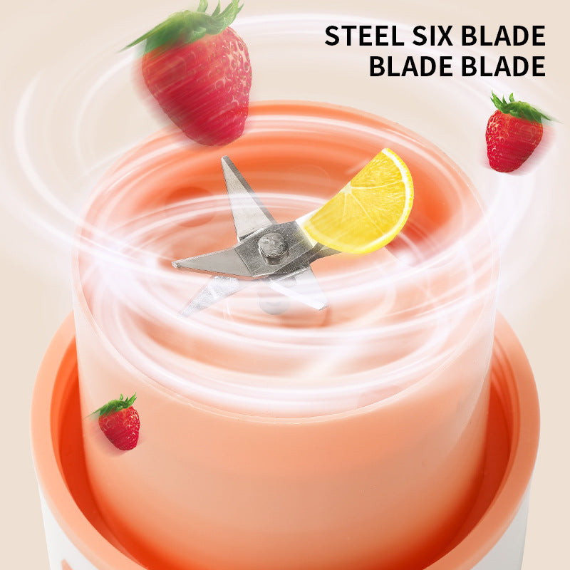 Portable USB Electric Juicer: Wireless Blender & Ice Crush Cup