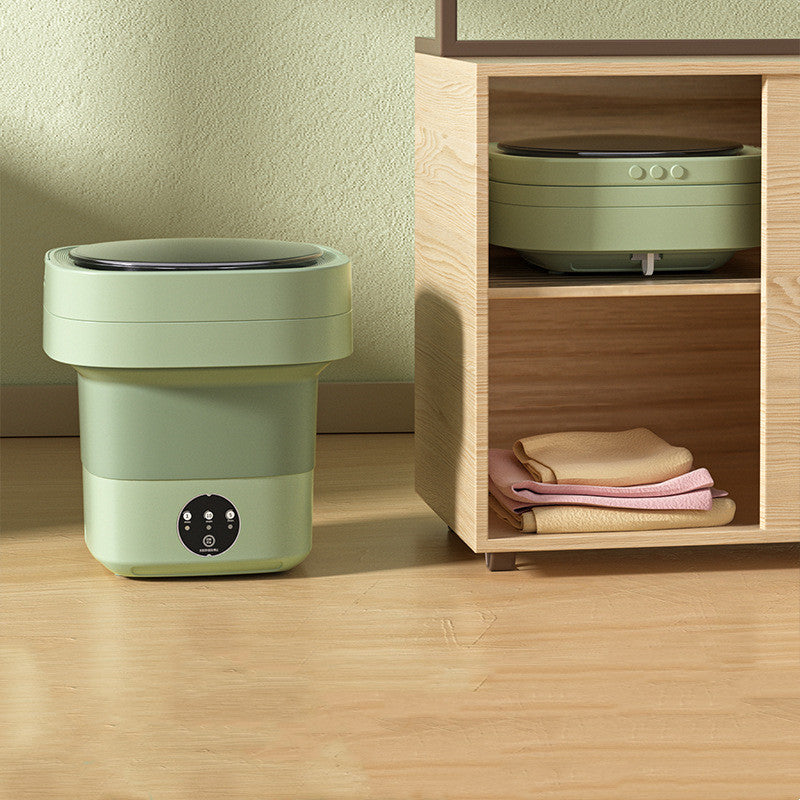 Portable Mini Foldable Washing Machine With Spinning Dry Gadgets