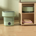Portable Mini Foldable Washing Machine With Spinning Dry Gadgets