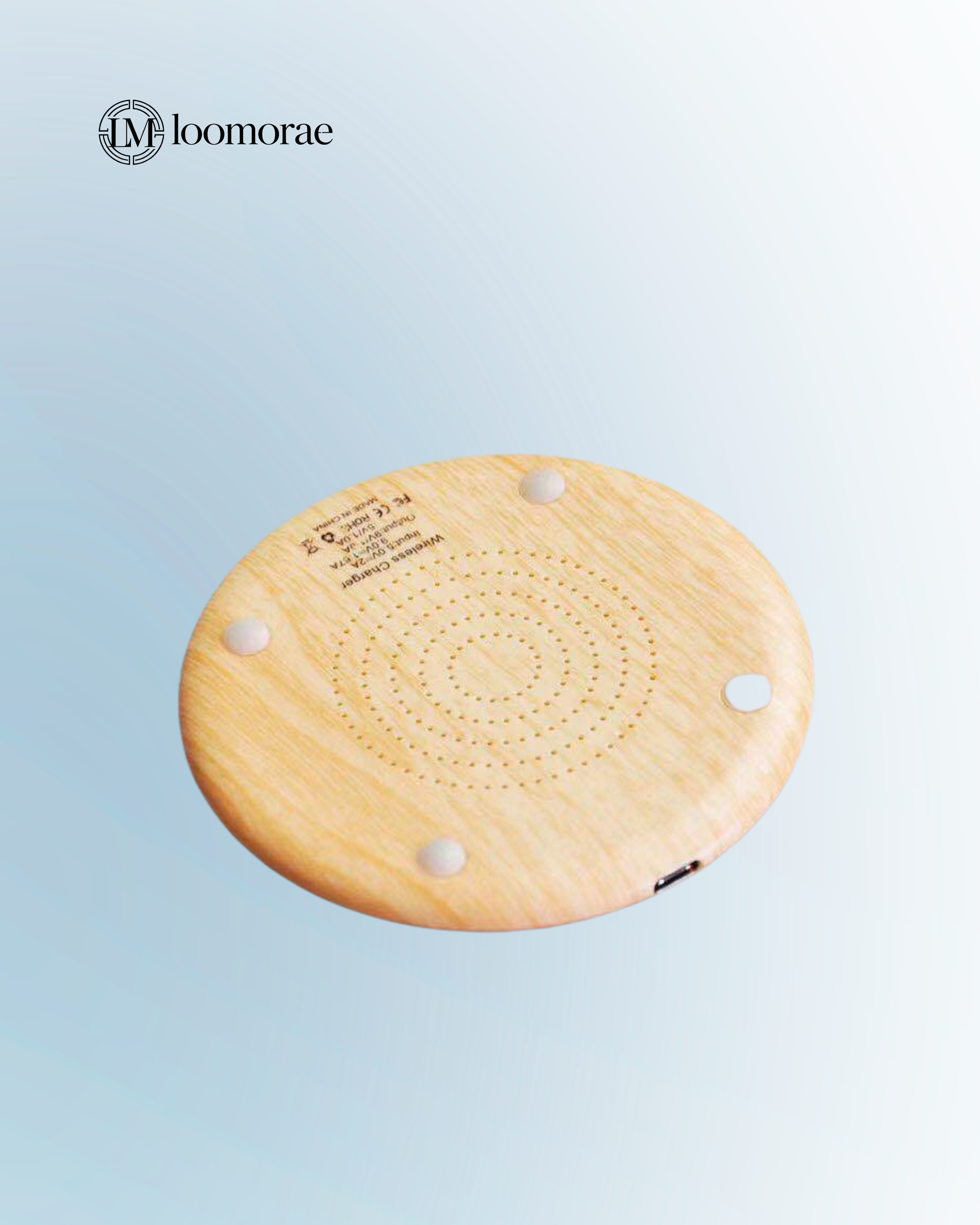 Desktop Disc Mobile Phone Charger