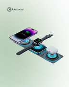 3 IN 1 Magnetic Folding Wireless Charger Station