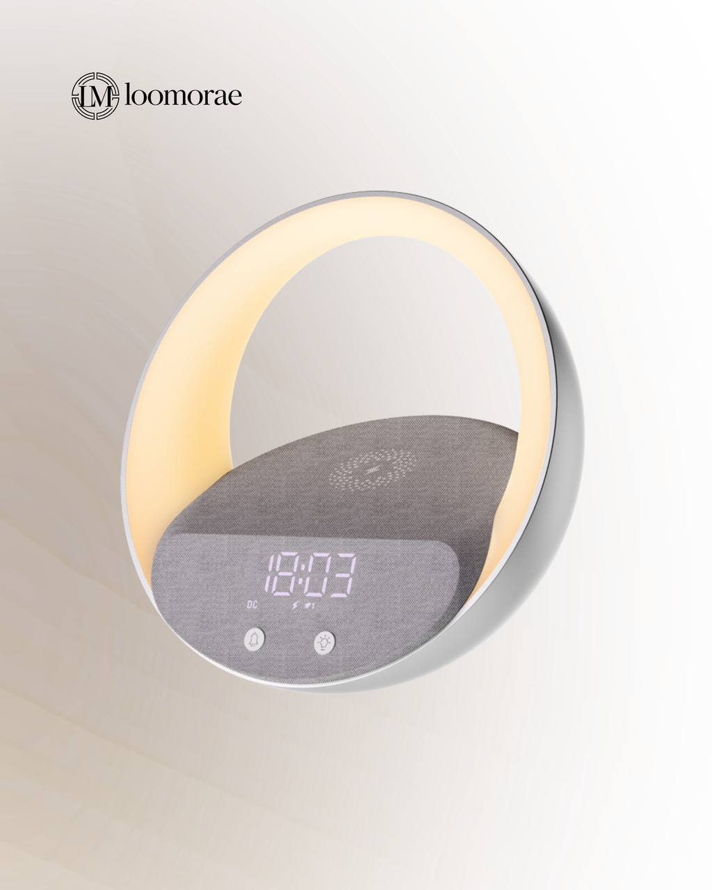 Multifunctional Wireless Charger Clock With Bluetooth Speaker