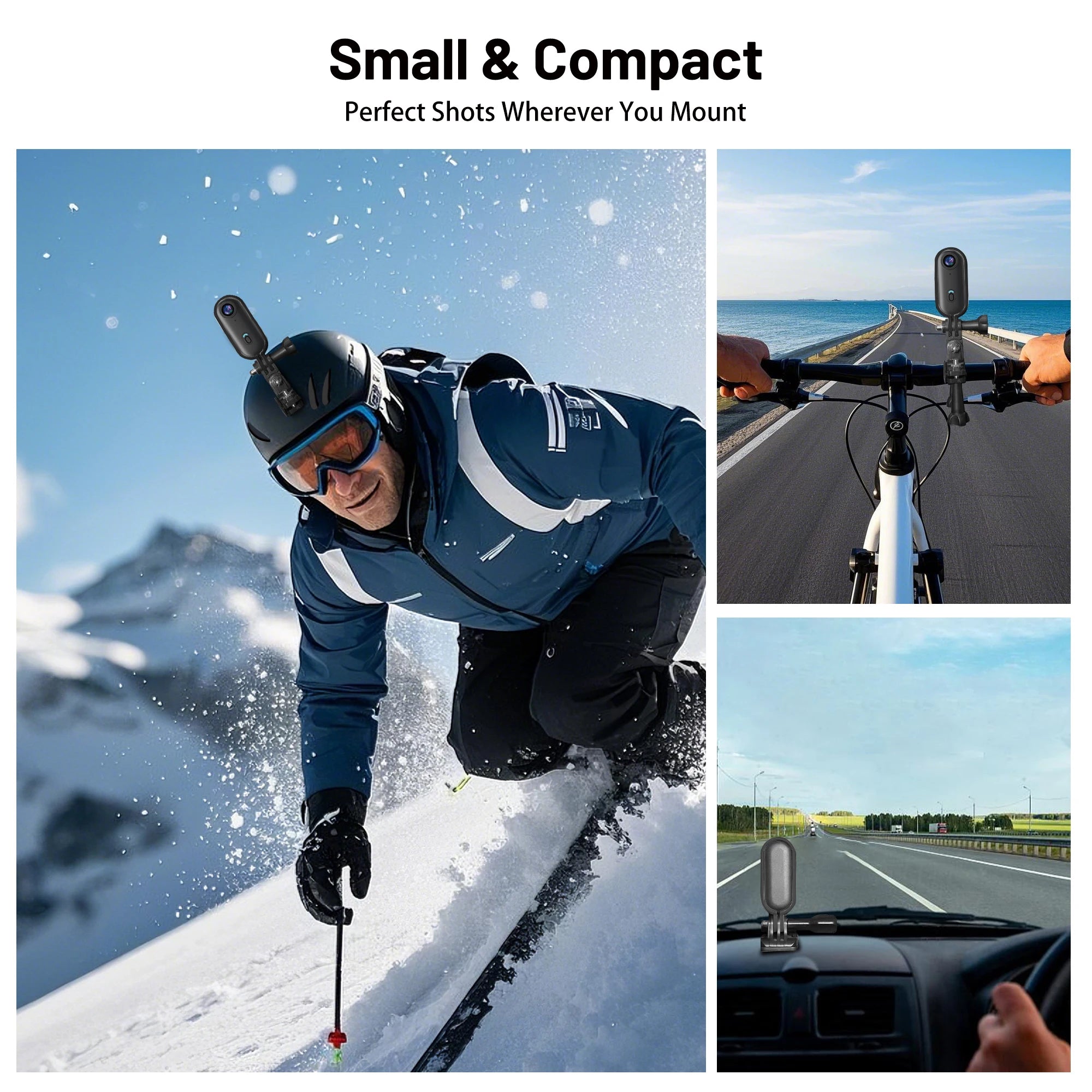 4K Mini WIFI Action Camera - IPX7 Waterproof