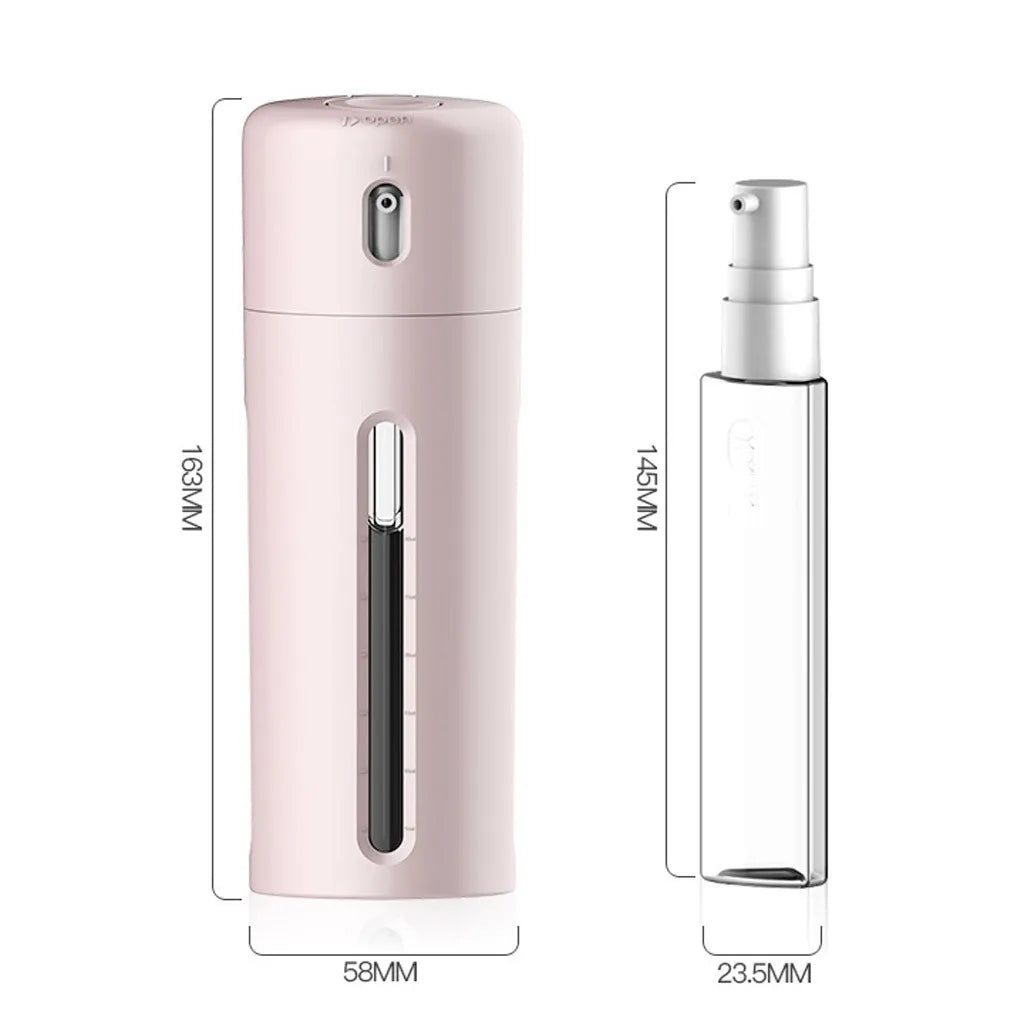4-In-1 Travel Dispenser Split Bottle Shampoo Lotion Shower Gel Soap Bottle