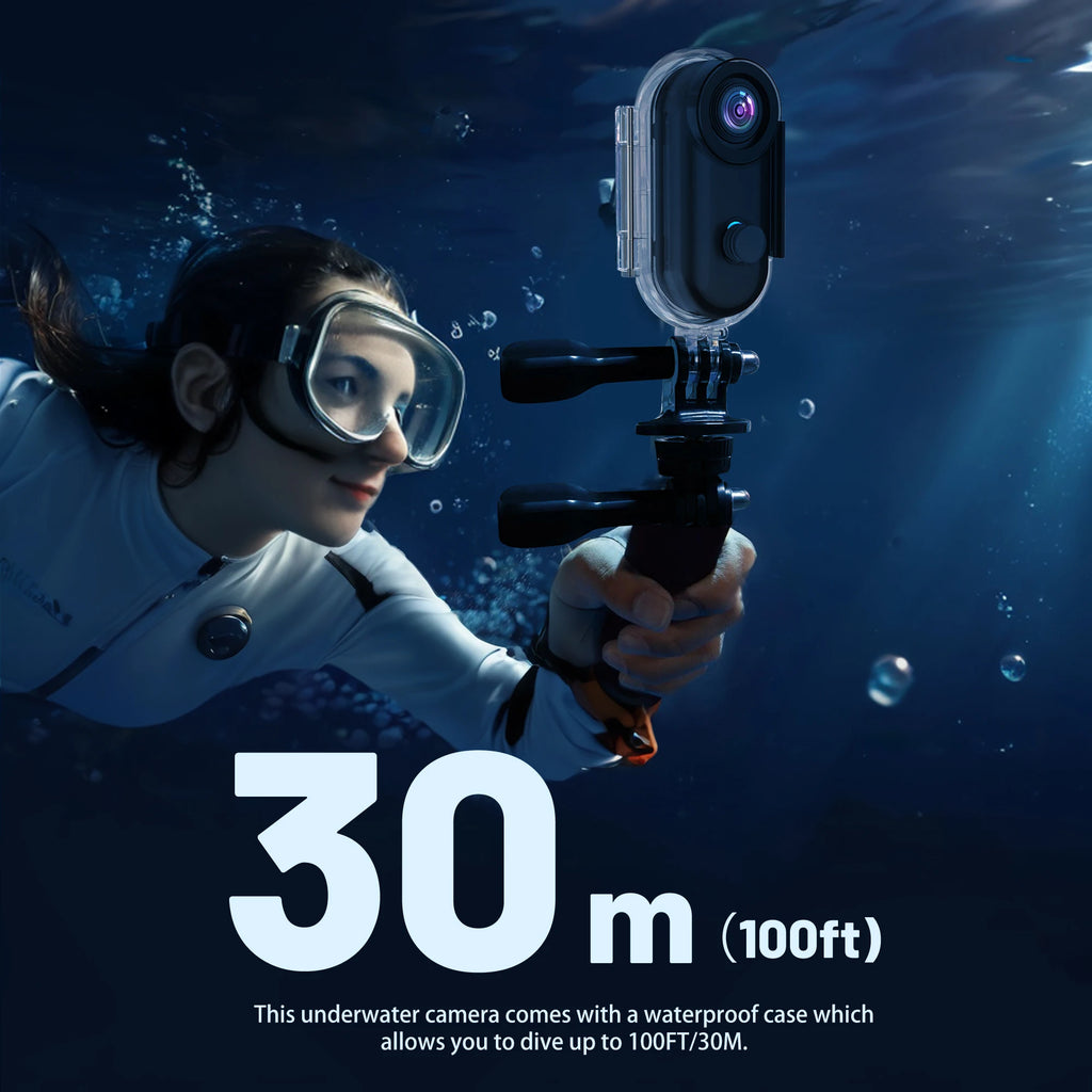 4K Mini WIFI Action Camera - IPX7 Waterproof