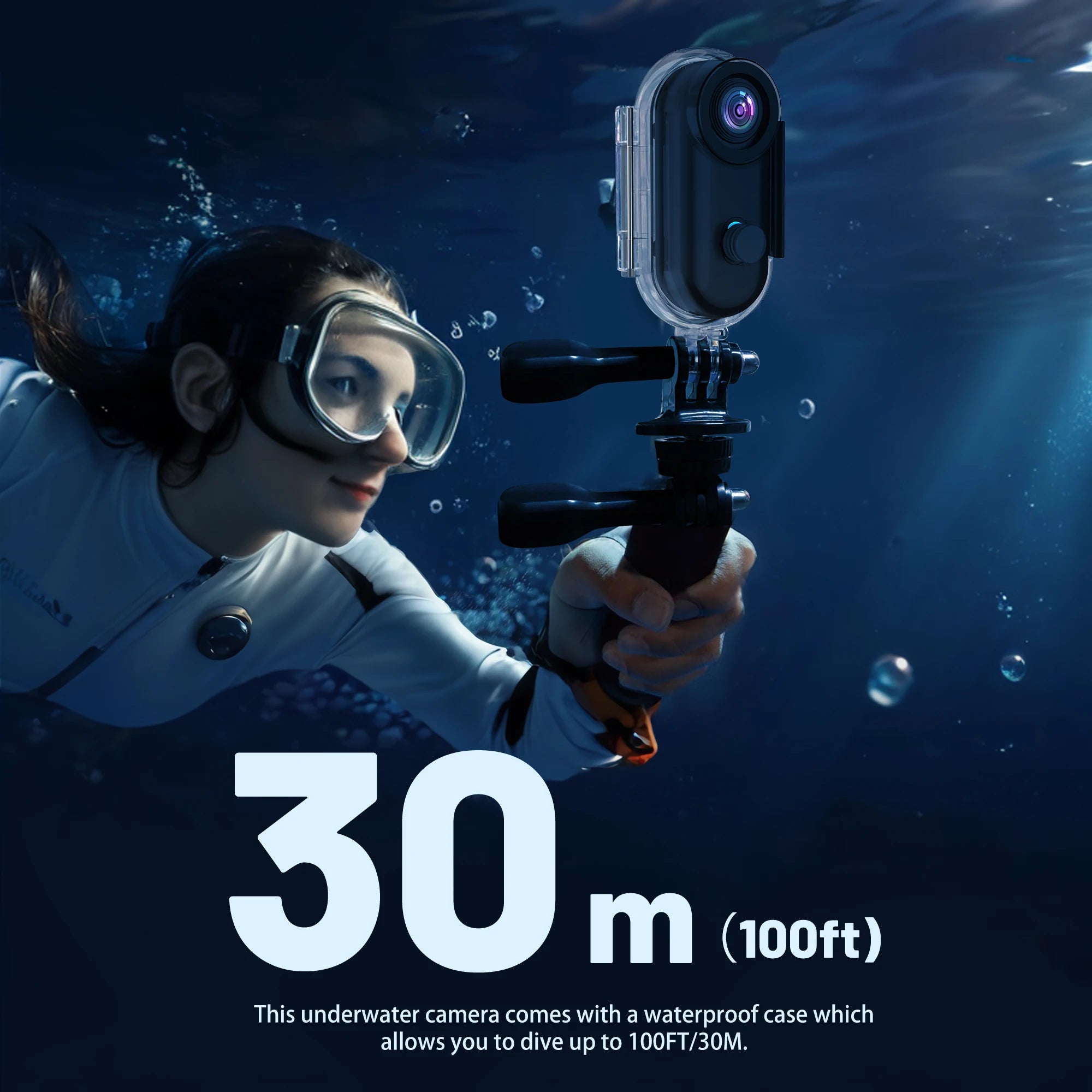 4K Mini WIFI Action Camera - IPX7 Waterproof