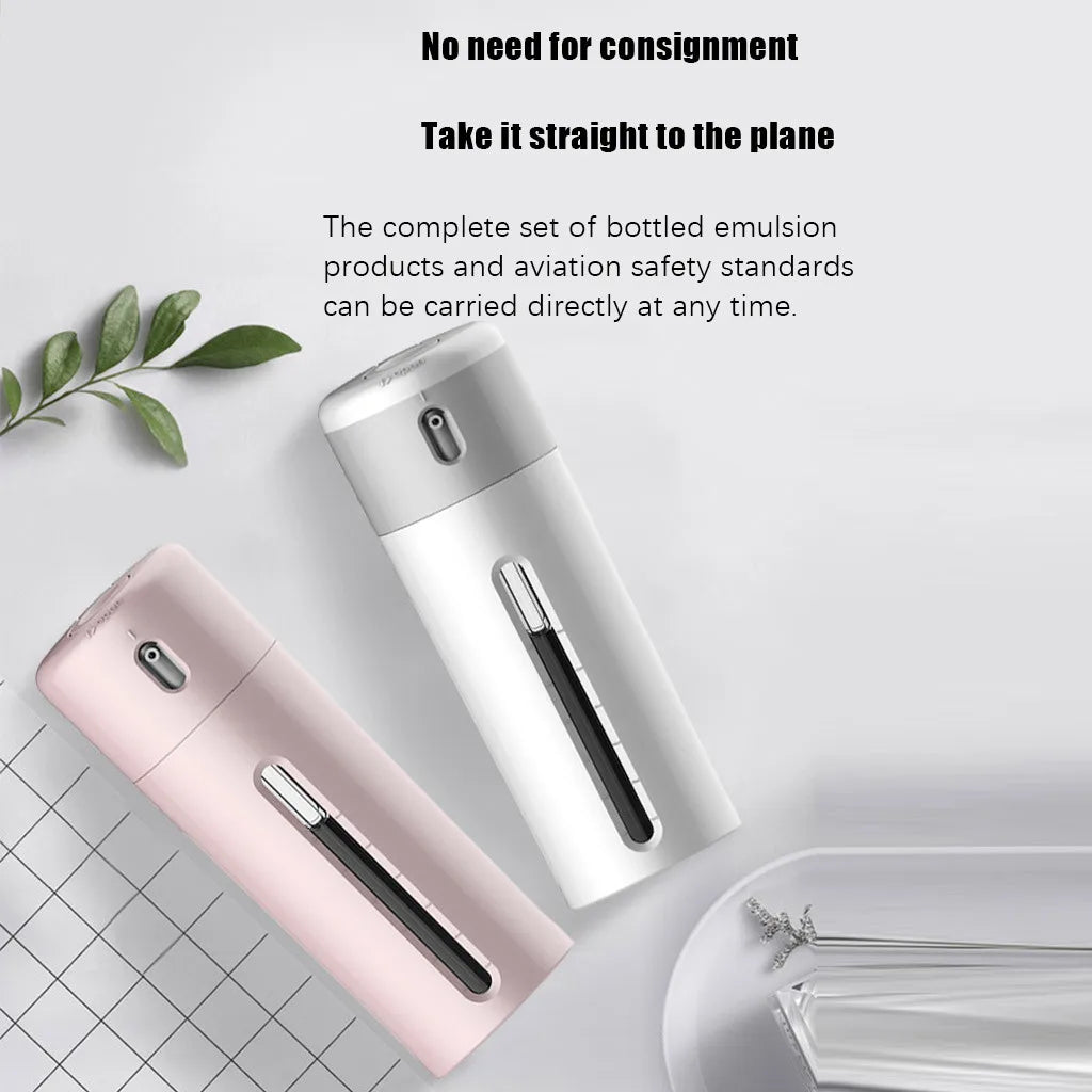 4-In-1 Travel Dispenser Split Bottle Shampoo Lotion Shower Gel Soap Bottle