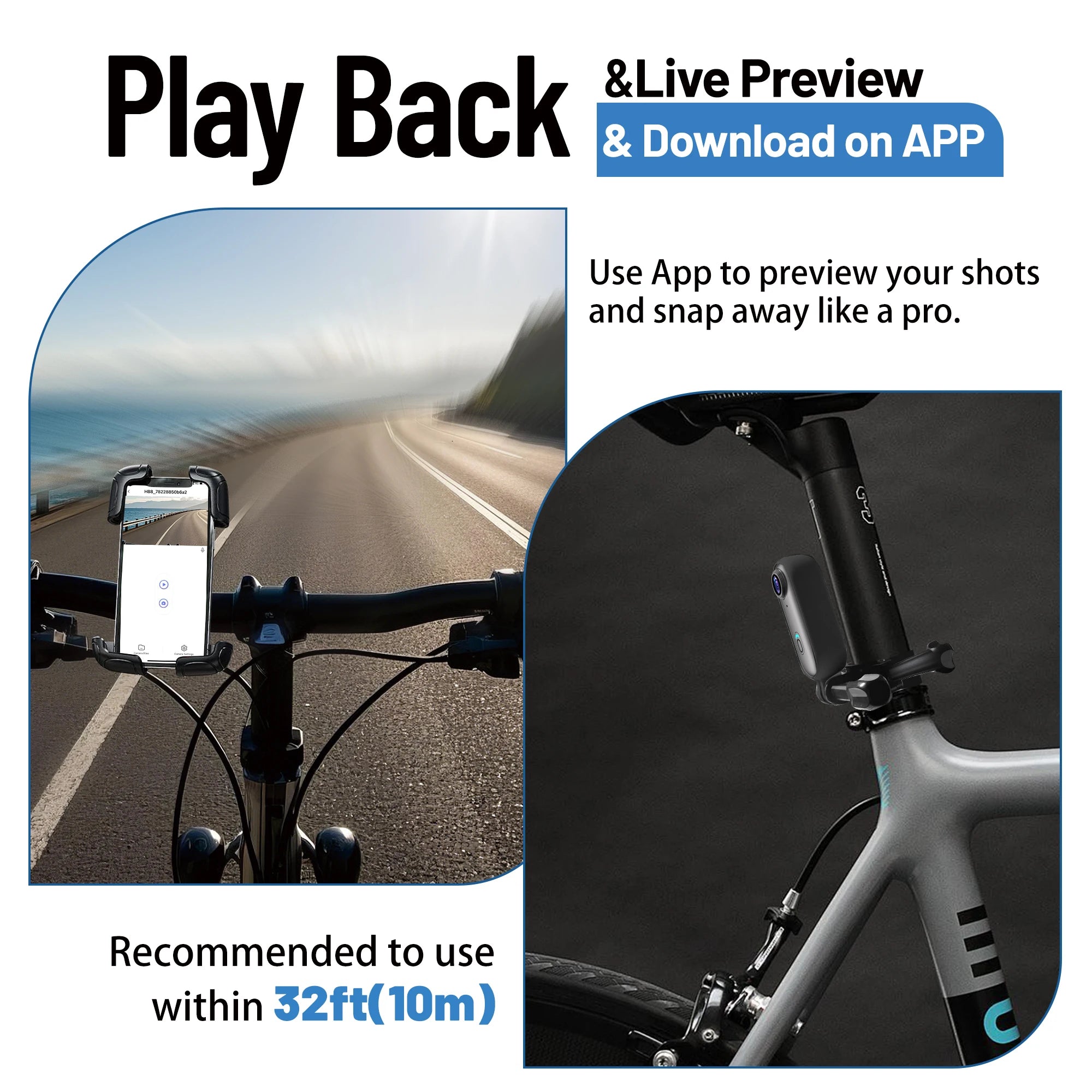 4K Mini WIFI Action Camera - IPX7 Waterproof
