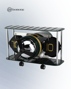 Small Scale Flop Table Clock Retro Living Room Simple Home Decoration