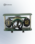 Small Scale Flop Table Clock Retro Living Room Simple Home Decoration