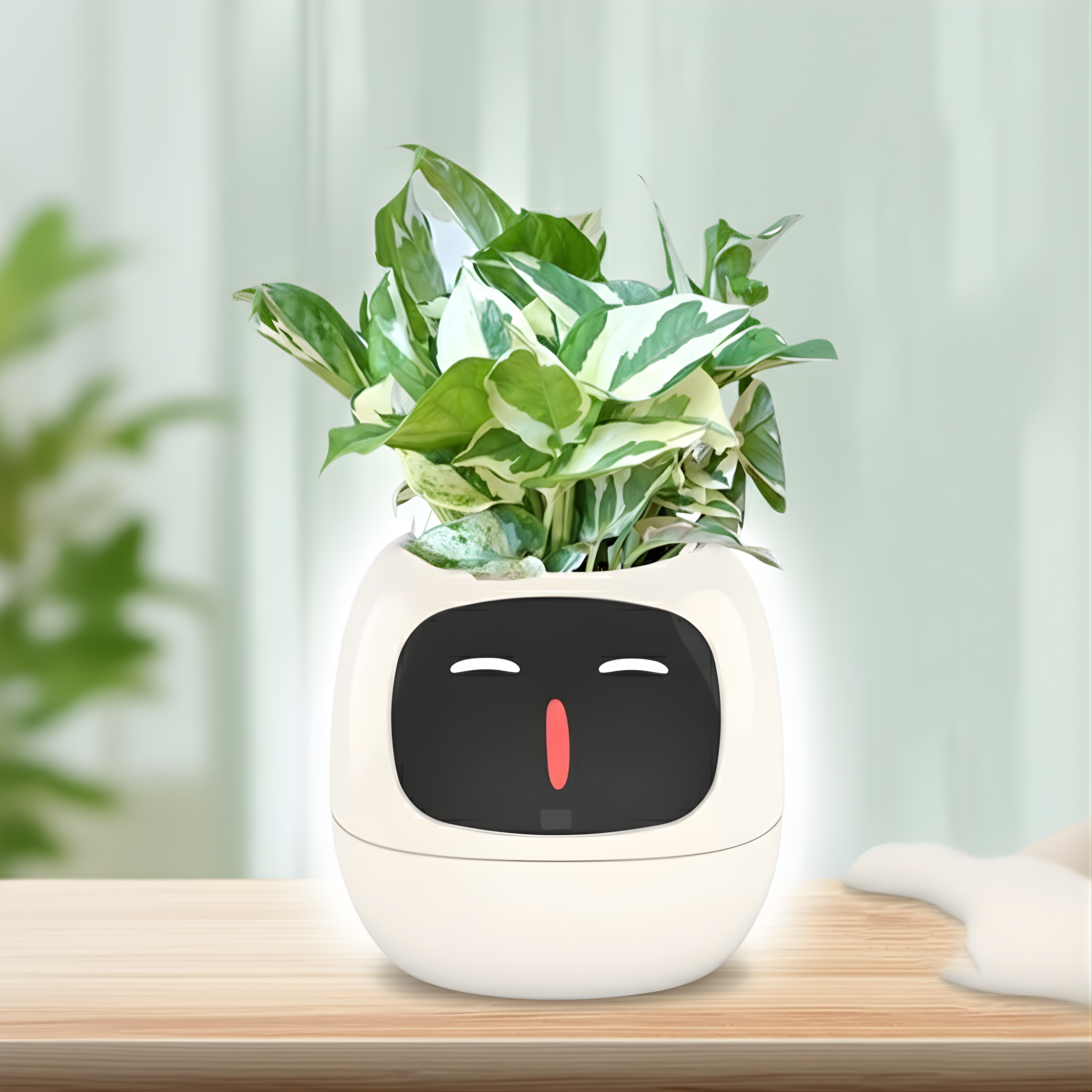 Smart AI Plant Pot : 49+ Expressions, Easy Plant Care.