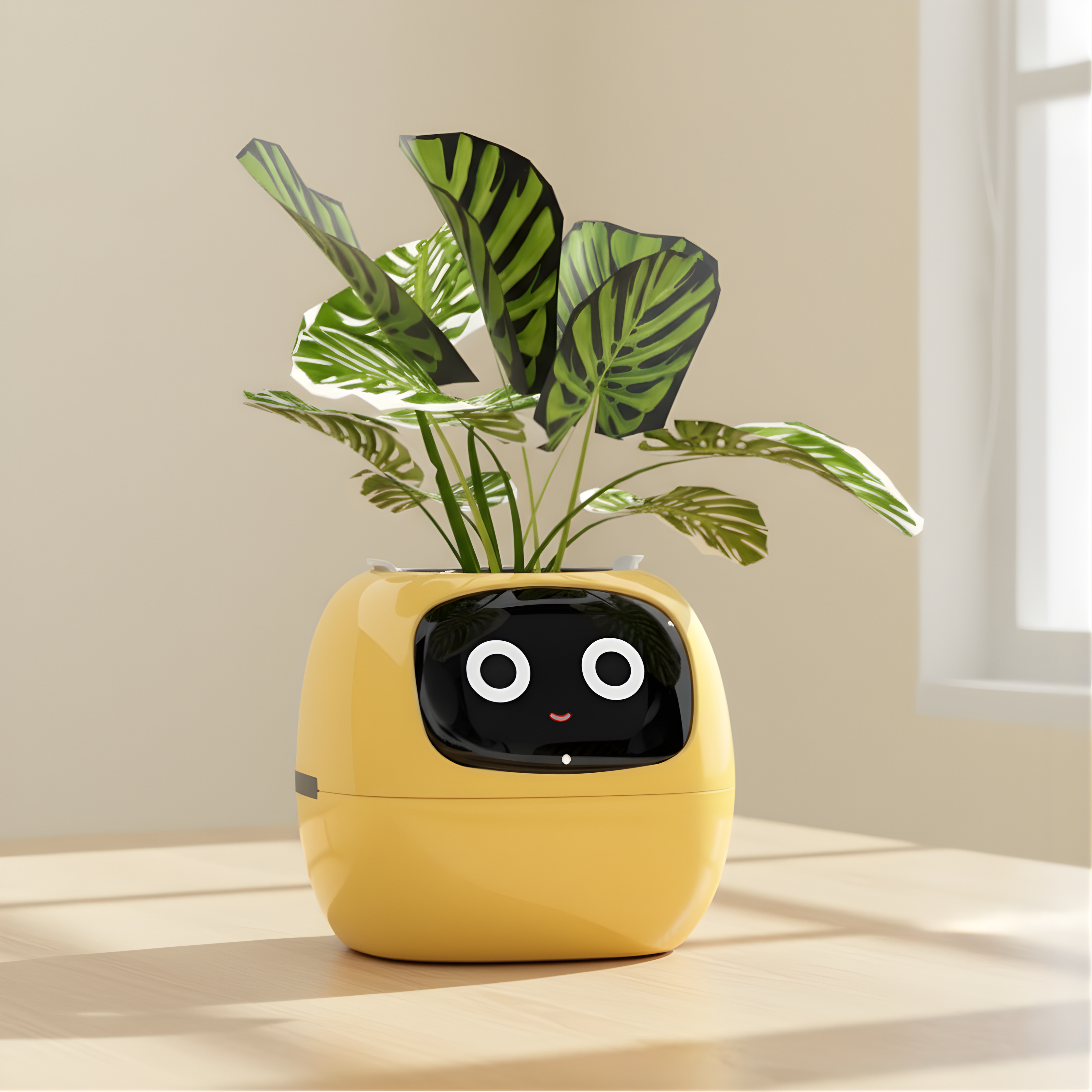 Smart AI Plant Pot : 49+ Expressions, Easy Plant Care.