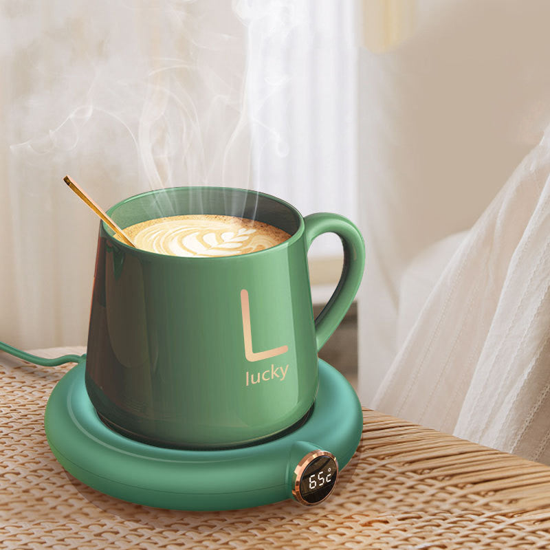 Smart Coffee Mug Warmer: Constant Temp Heating Coaster