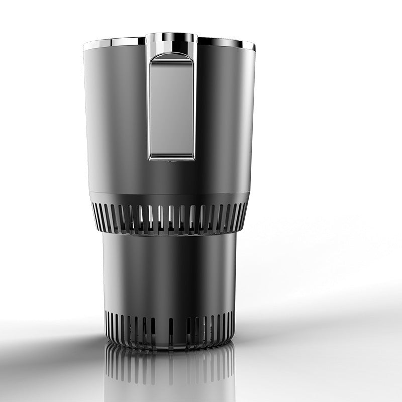 2-In-1 Car Heating/Cooling Cup Holder With Digital Temperature Display