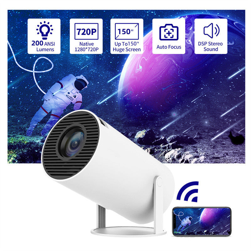 Portable Projector For Home Use 180 Degrees Projection