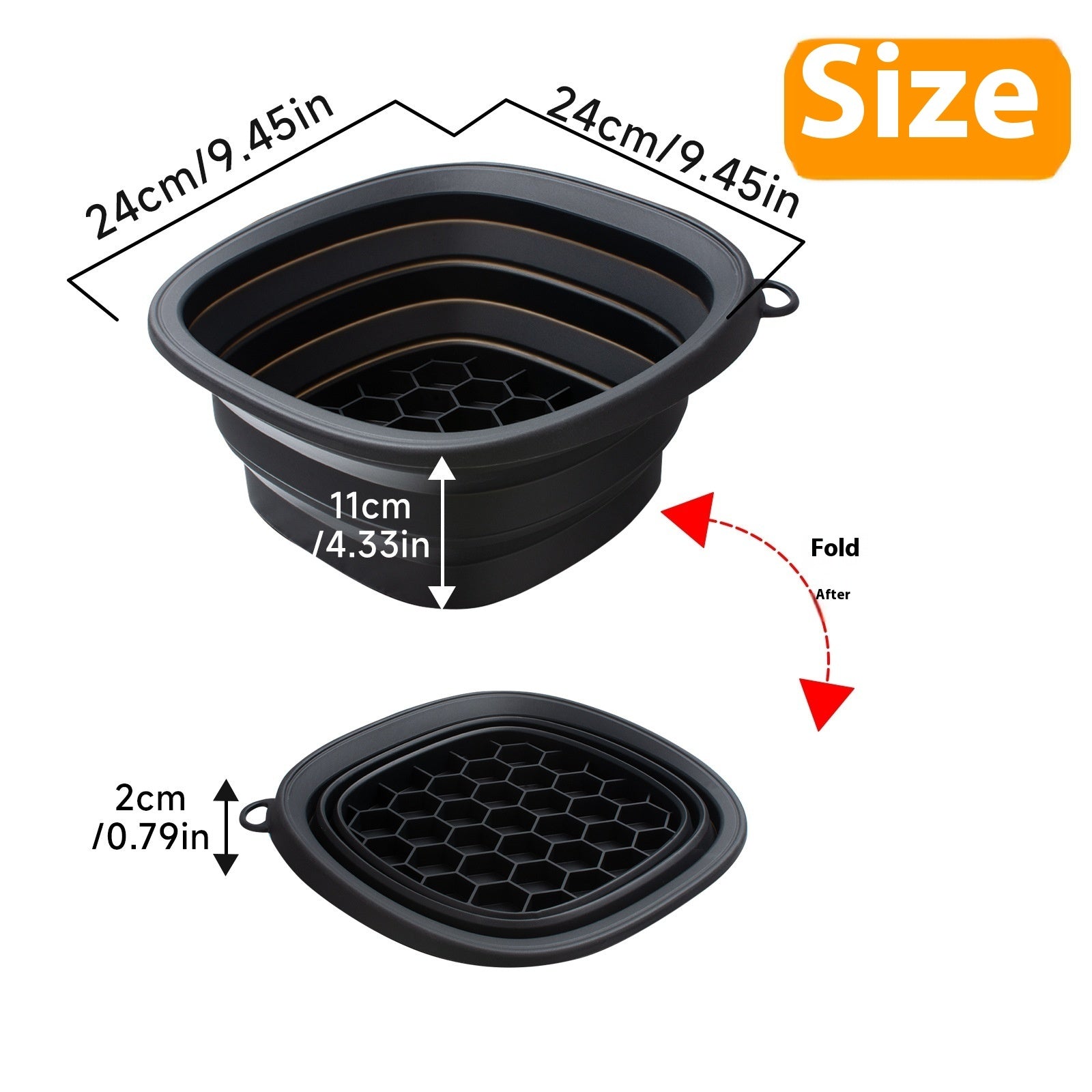 Silicone Folding Ice Tray Ice Facial Care Ice-bath Wash Basin