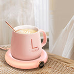 Smart Coffee Mug Warmer: Constant Temp Heating Coaster