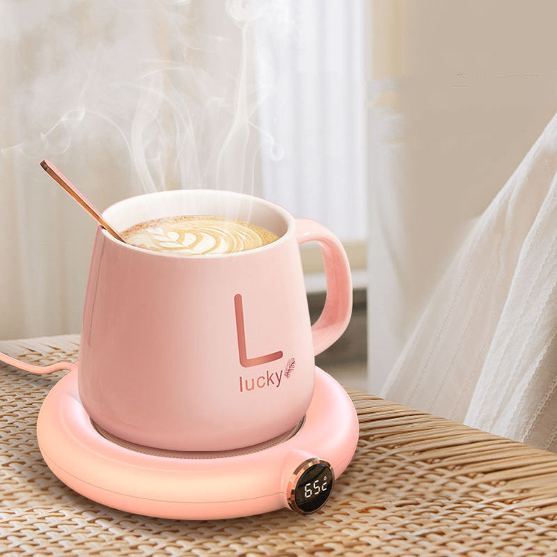 Smart Coffee Mug Warmer: Constant Temp Heating Coaster