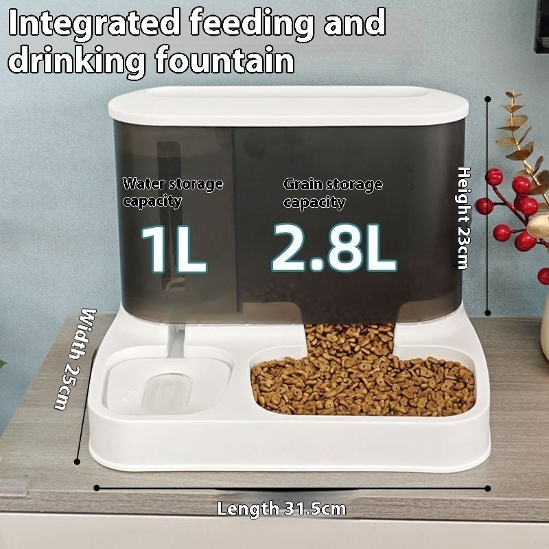 Automatic Pet Feeder Water Dispenser