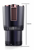 2-In-1 Car Heating/Cooling Cup Holder With Digital Temperature Display