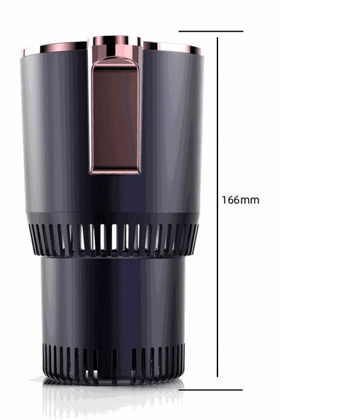 2-In-1 Car Heating/Cooling Cup Holder With Digital Temperature Display