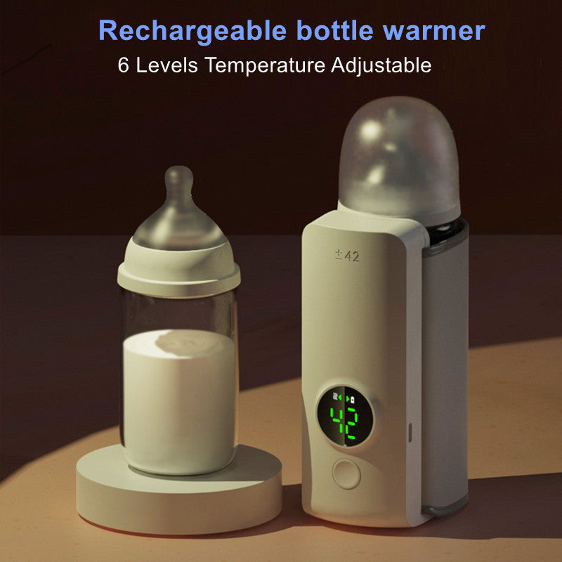 Portable Wireless Rechargeable Baby Bottle Warmer | USB Charging And Heating Bag