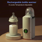 Portable Wireless Rechargeable Baby Bottle Warmer | USB Charging And Heating Bag