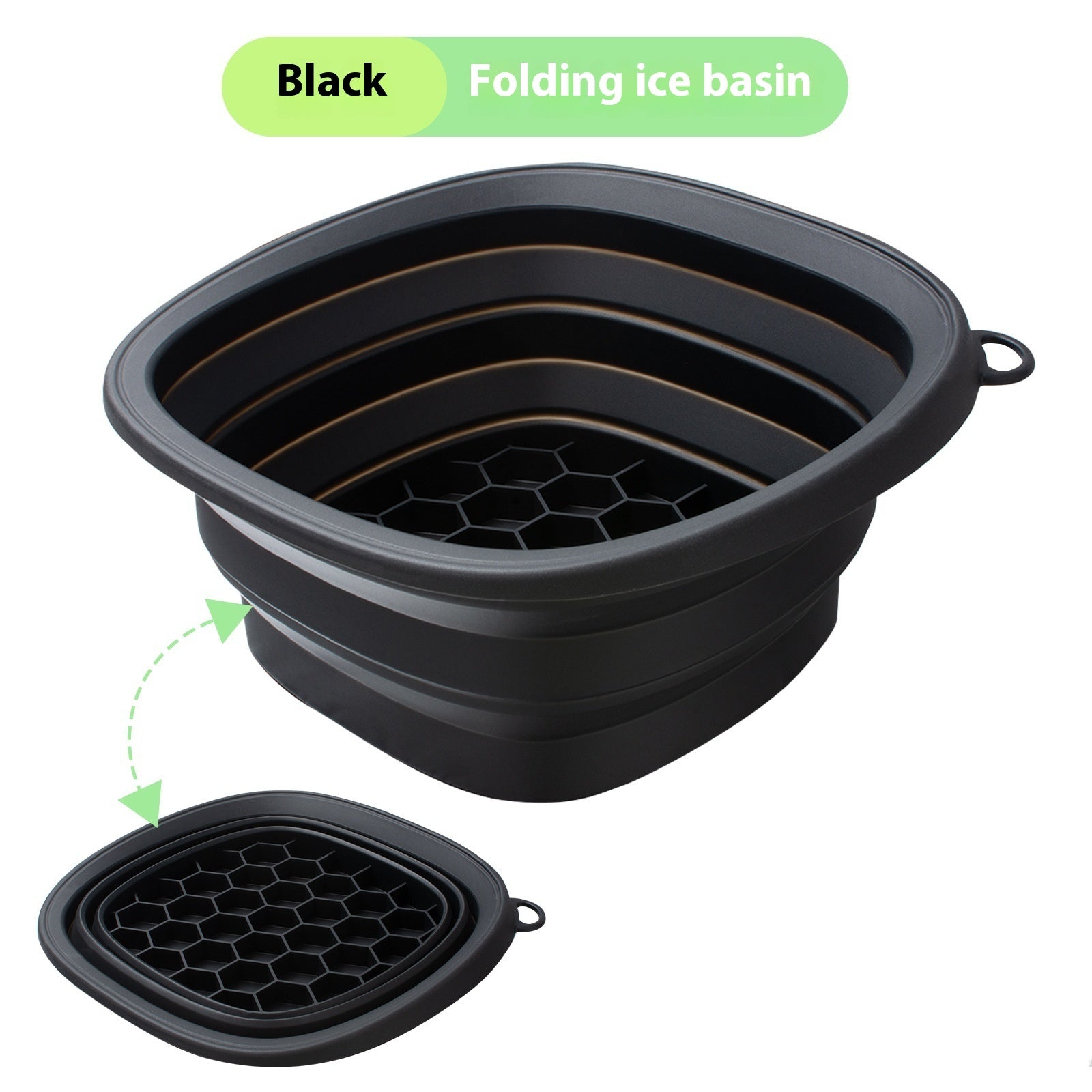 Silicone Folding Ice Tray Ice Facial Care Ice-bath Wash Basin
